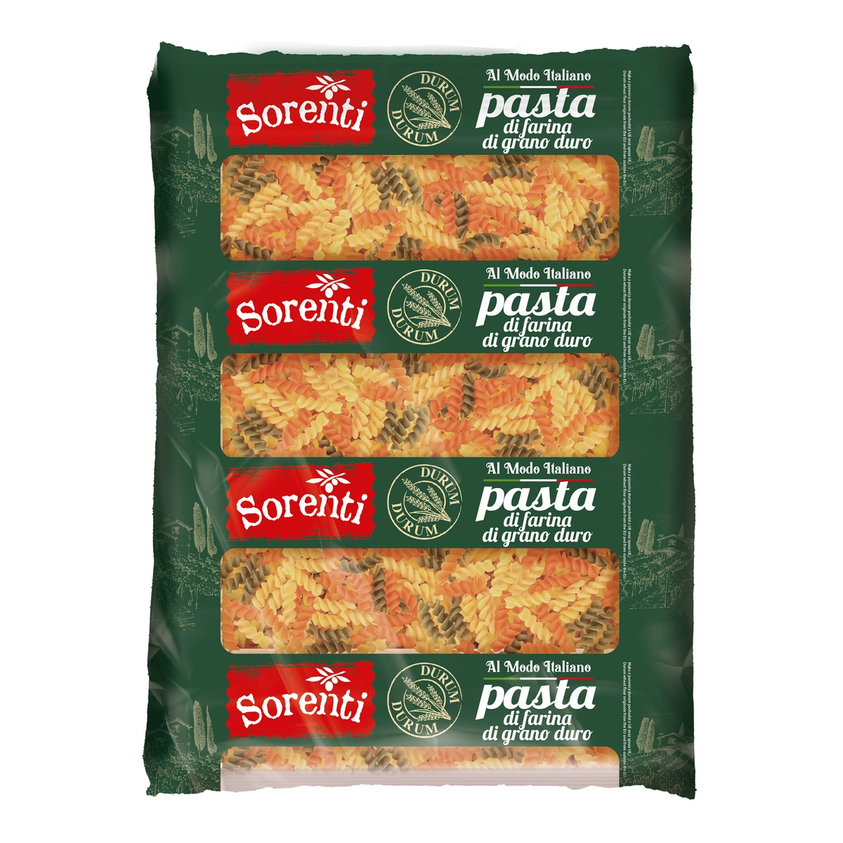 Makaron Sorenti Świdry TRICOLORE 5000g