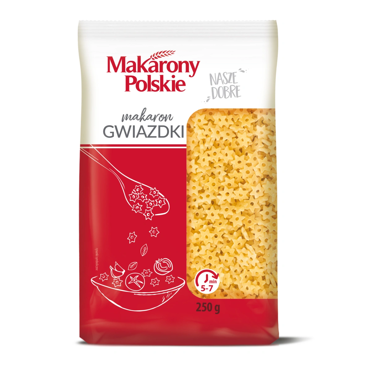 Makaron MAKARONY POLSKIE Gwiazdki 24szt