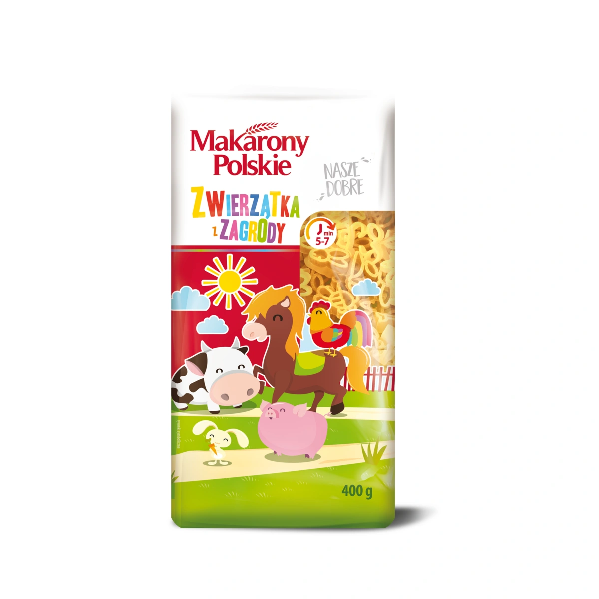 Makaron MAKARONY POLSKIE Zwierzątka z Zagrody 18szt