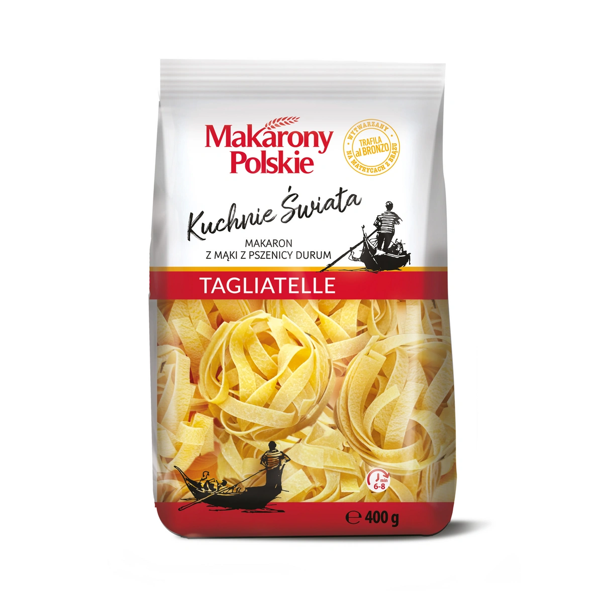 Makaron MAKARONY POLSKIE Durum Tagliatelle 400g 10szt