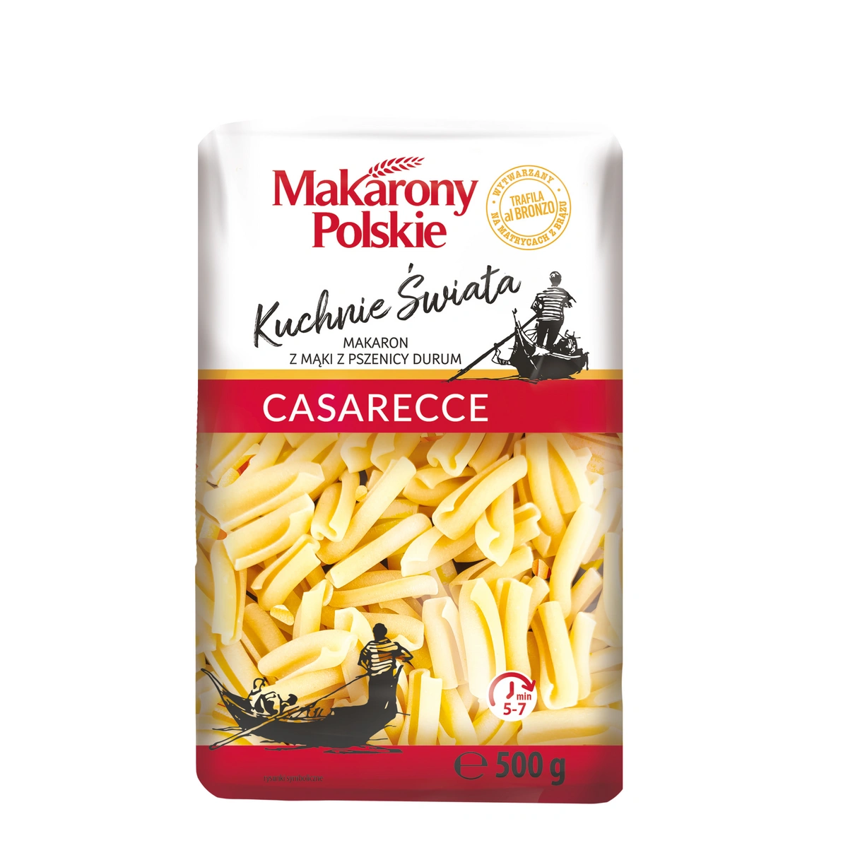 Makaron MAKARONY POLSKIE Durum Casarecce 500g 12szt