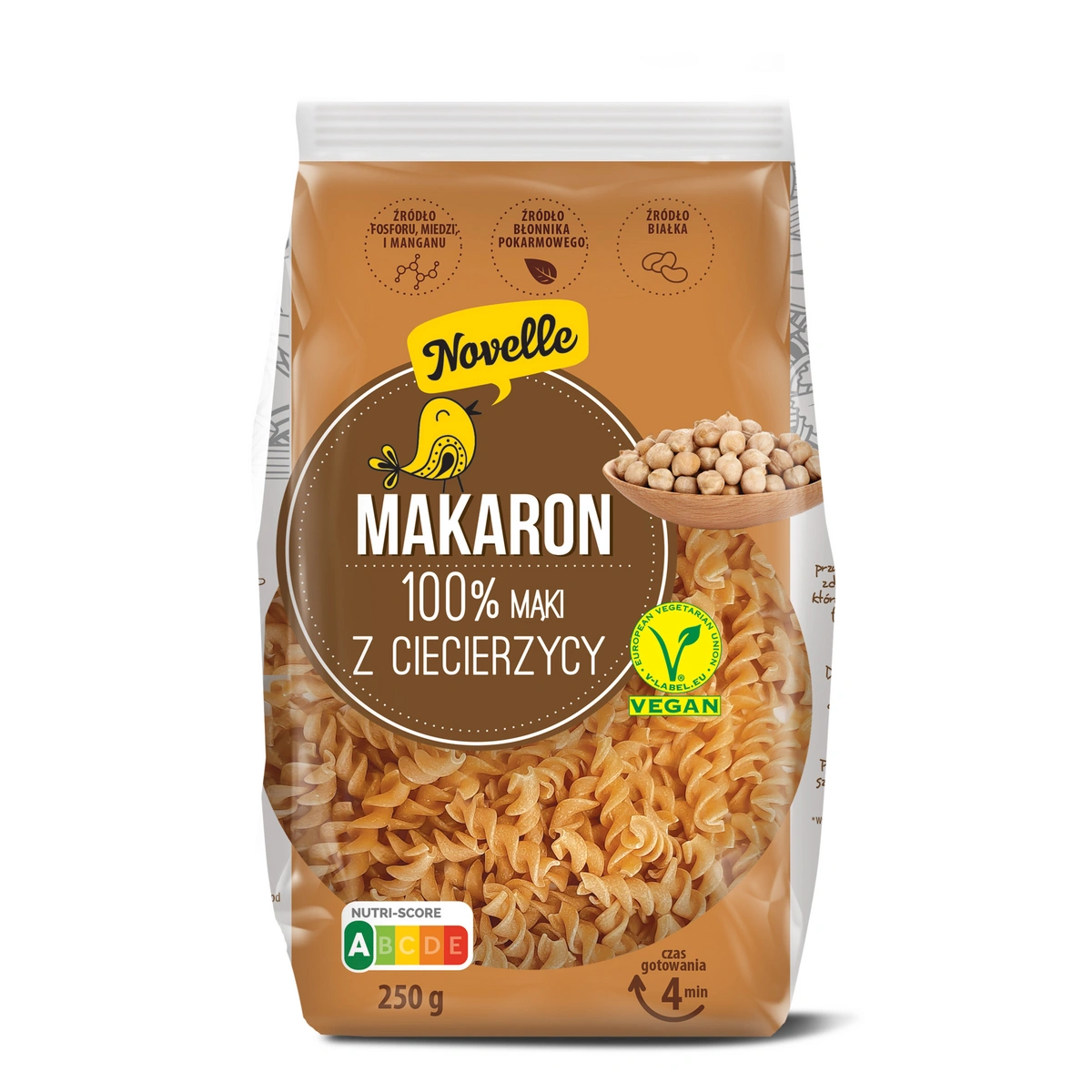 Makaron Novelle Makaron z ciecierzycy 12szt