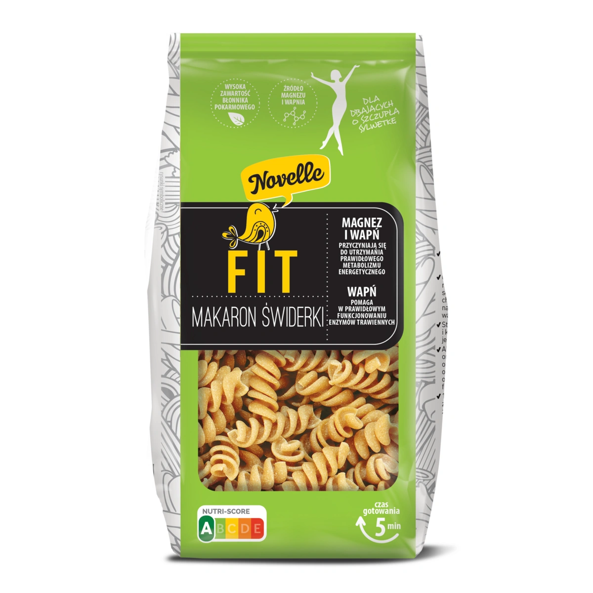 Novelle Makaron FIT świderki 250 g 12szt