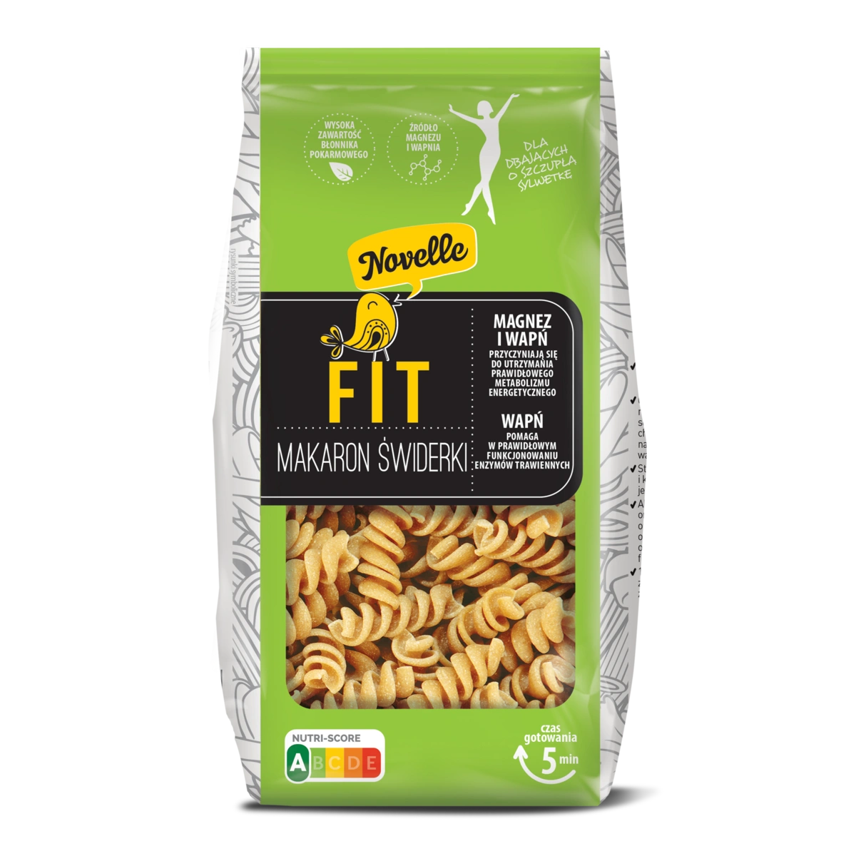 Novelle Makaron FIT świderki 250 g 12szt