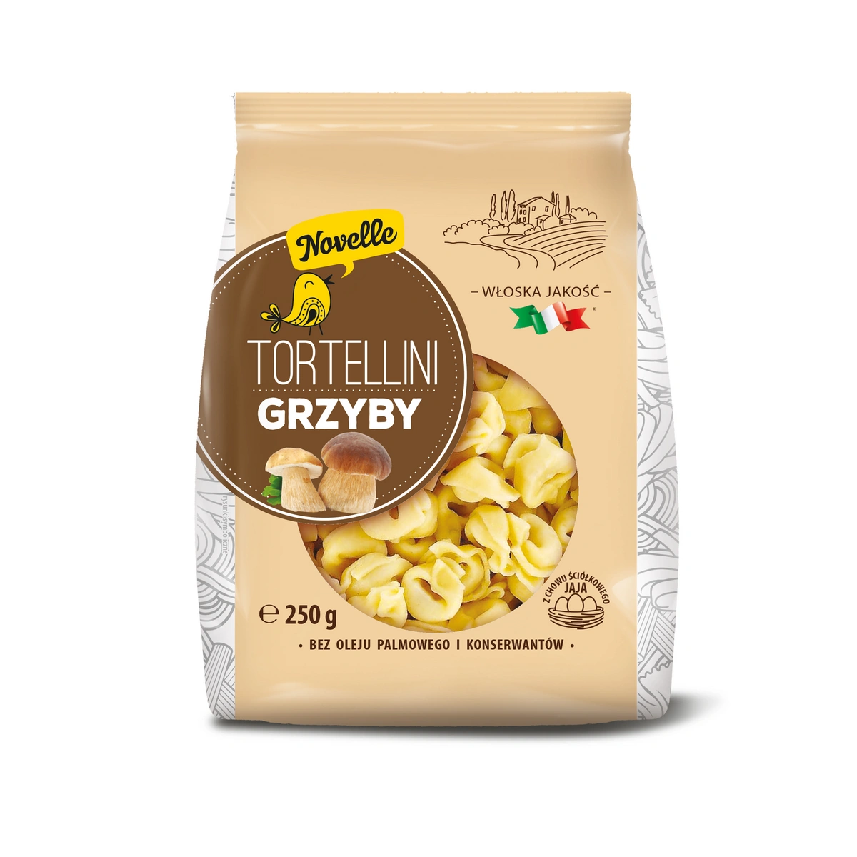 Novelle Tortellini Grzyby 250g