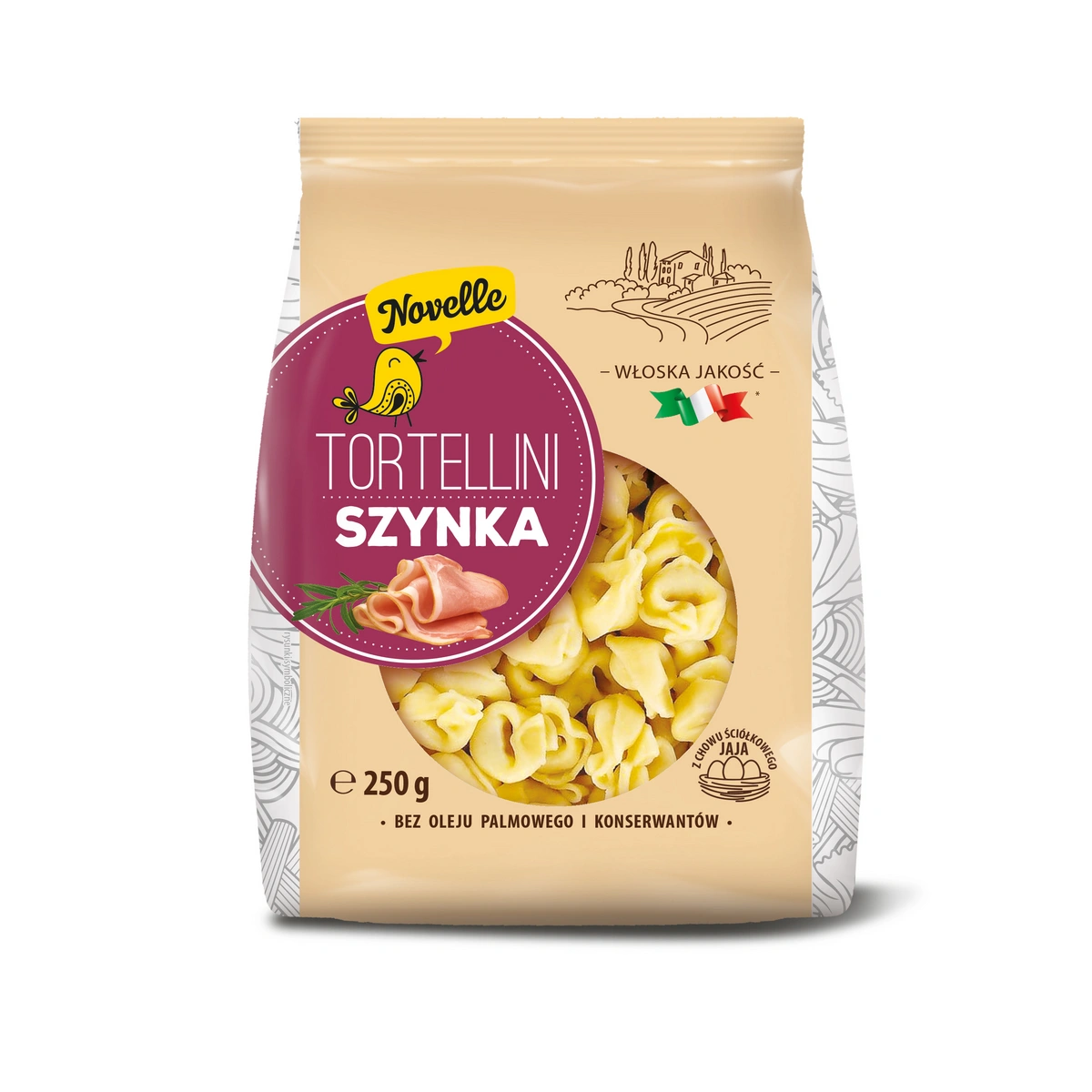 Novelle Tortellini Szynka 250 g