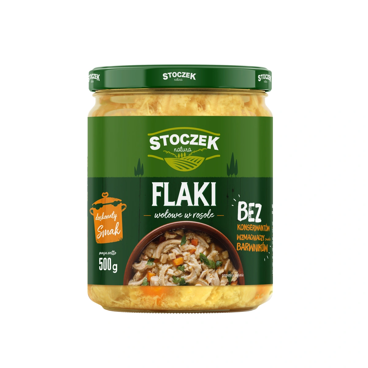 Stoczek Natura Danie gotowe: Flaki wołowe w rosole 500g