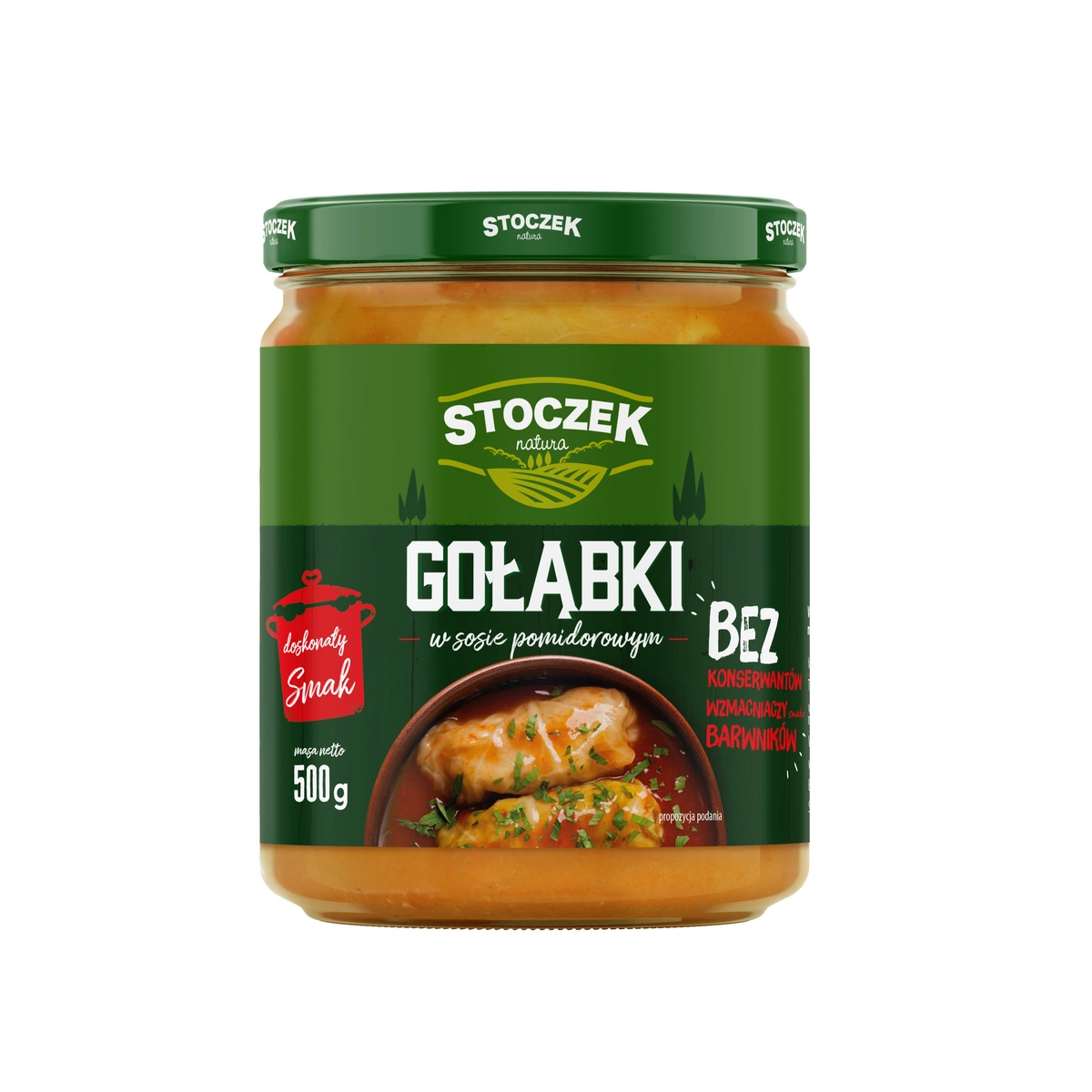 Stoczek Natura Danie gotowe: Gołąbki w sosie pomidorowym 500g