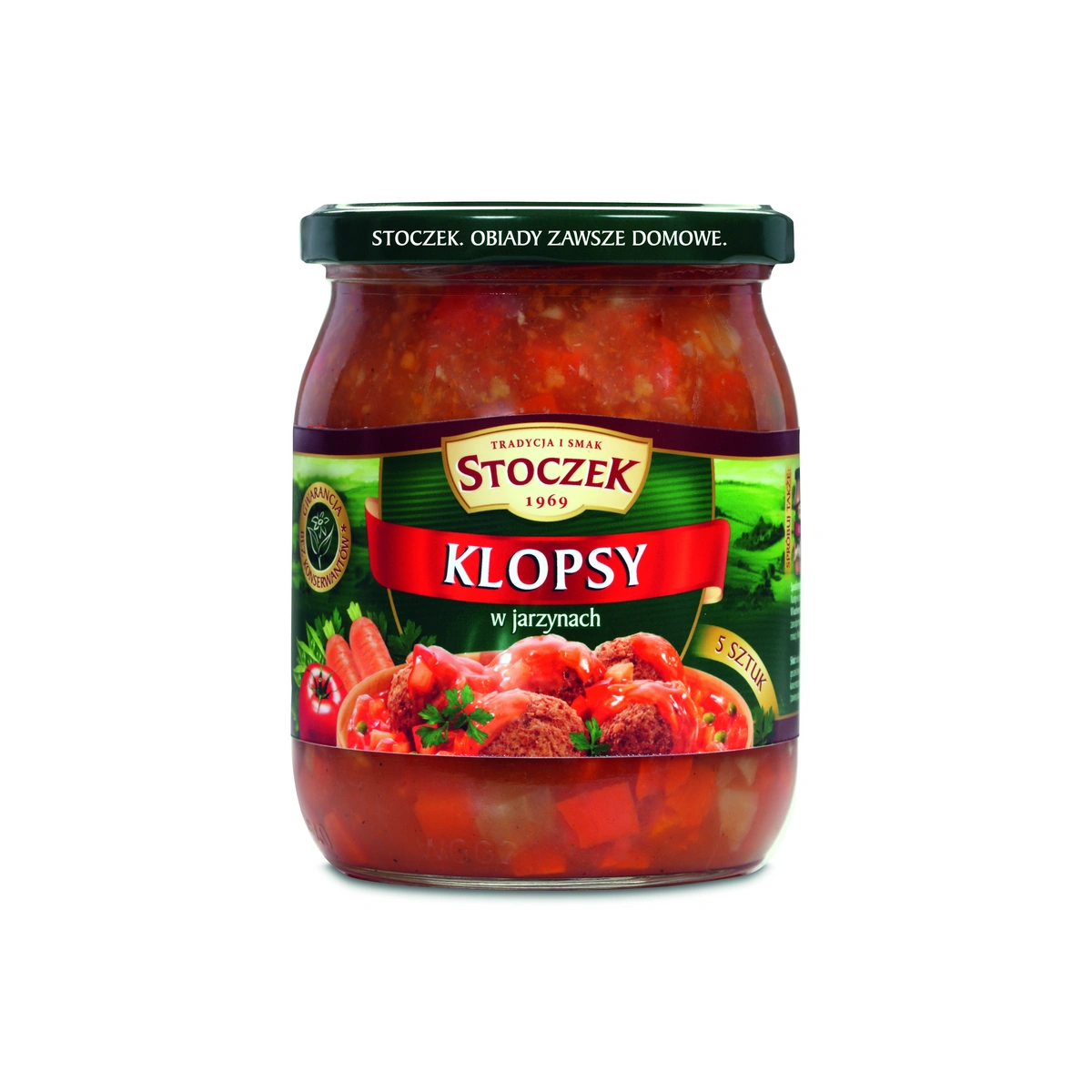 Stoczek Natura Danie Gotowe: Klopsy w  jarzynach 500g
