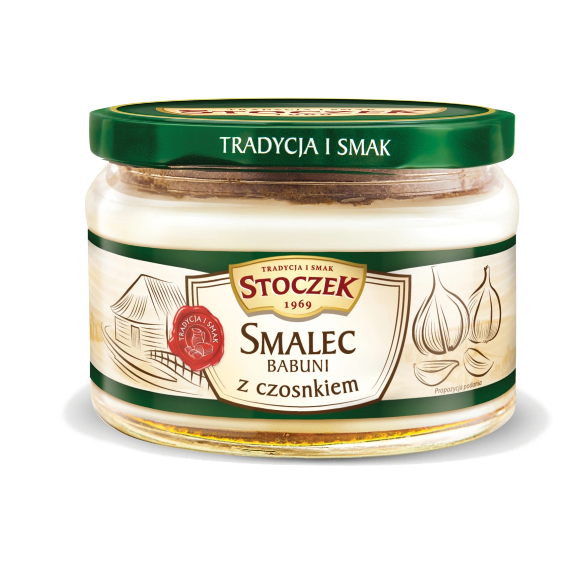 Stoczek Natura Smalec Babuni z czosnkiem 210g