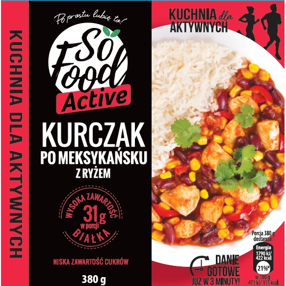 So Food Active: Kurczak po meksykańsku z ryżem