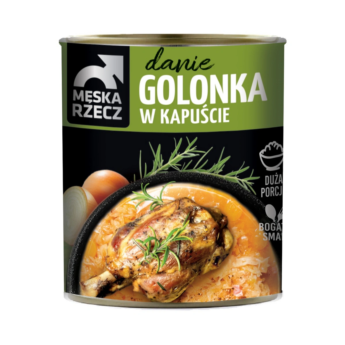 Męska Rzecz Danie gotowe: Golonka w kapuście 810g
