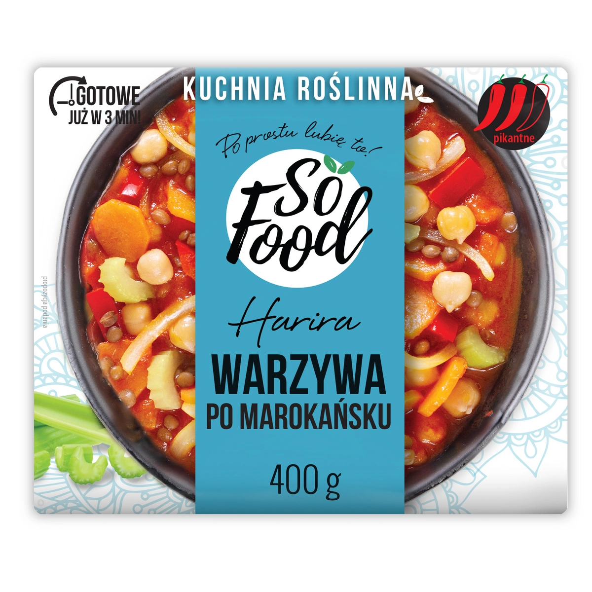 So Food Danie gotowe: Harira warzywa po marokańsku 400g